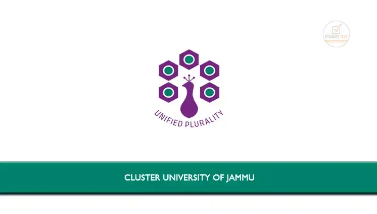 Update: Cluster University Jammu Opens Another Spot Round — Walk In on September 24 and 25