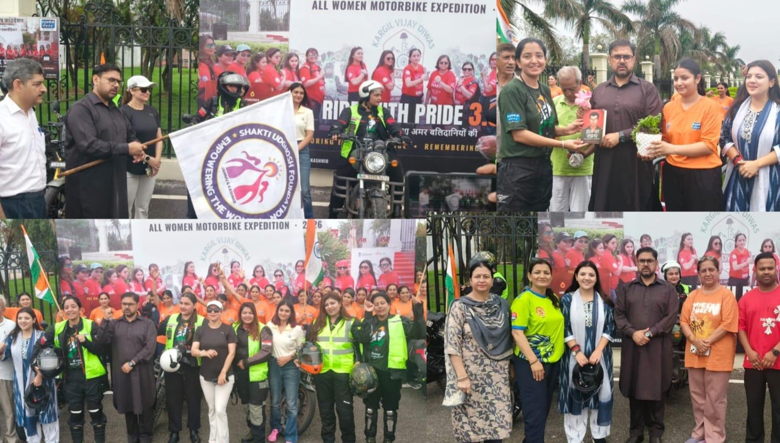 Veergatha on Two Wheels: Jammu's All-Women Biker Collective Rides Out for Kargil Vijay Diwas