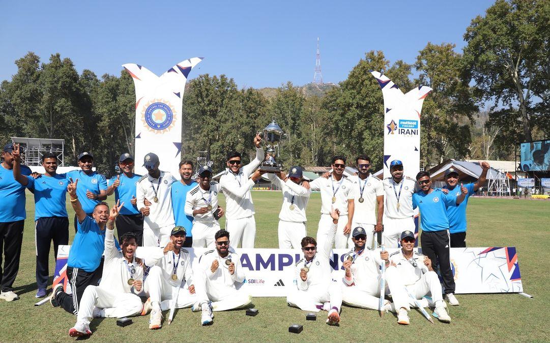 Irani Cup 2026: Rest of India Beat J&K by 167 Runs in Srinagar After a 41-Run First-Innings Lead