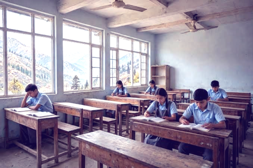 NITI Aayog on J&K Schools: 44.8% Enrolment by Class 12, and 1,371 Single-Teacher Schools