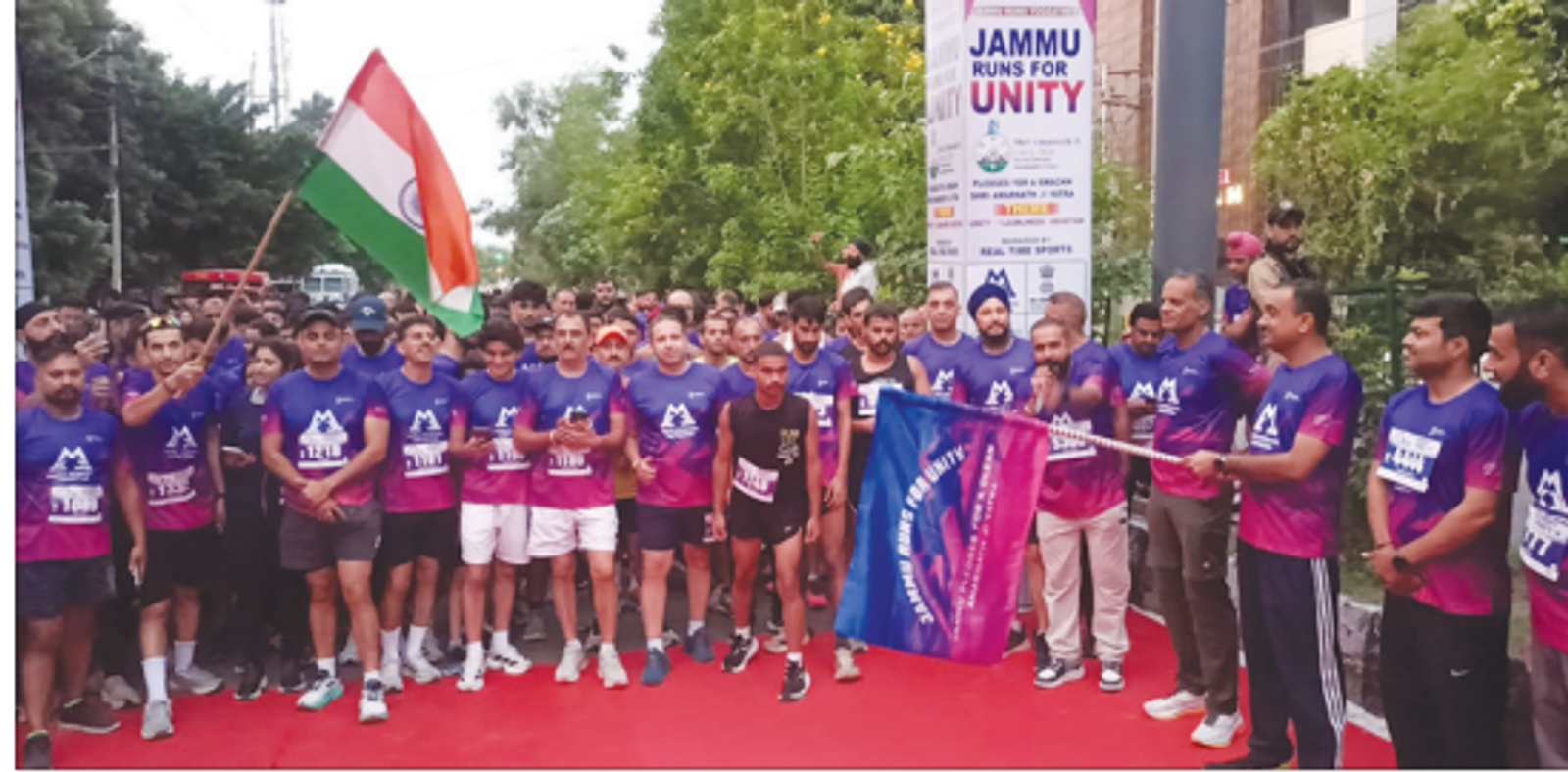 Thousands Ran Bahu Plaza at 5 AM for JMC's 'Jammu Runs for Unity'
