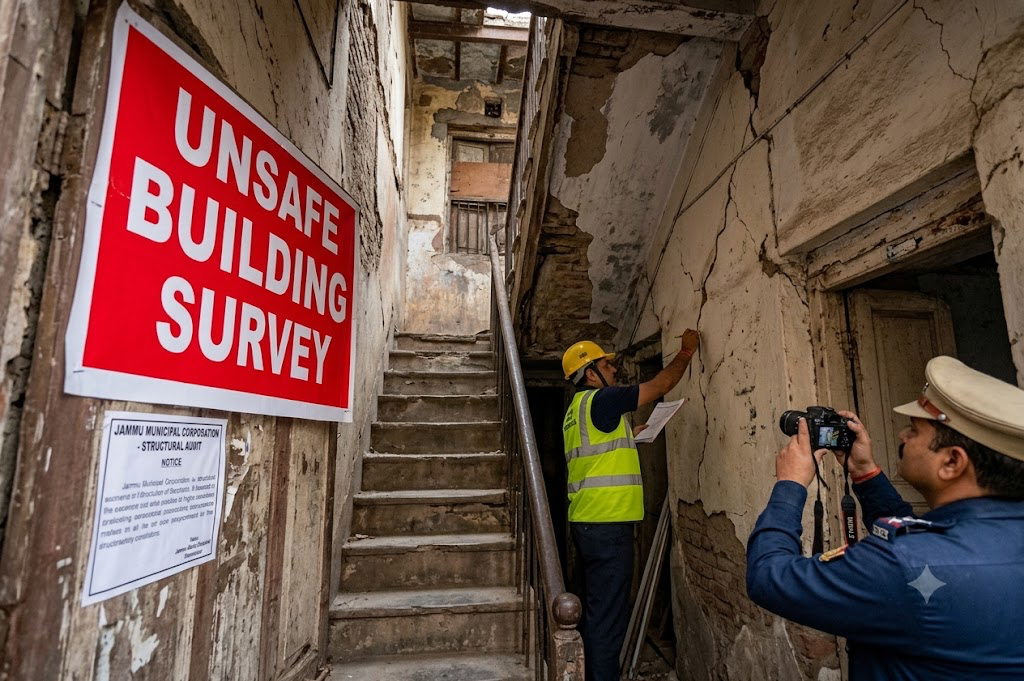 Jammu's Ward Teams Have 15 Days to List Every Unsafe Building — What It Means If You Rent in the Old City