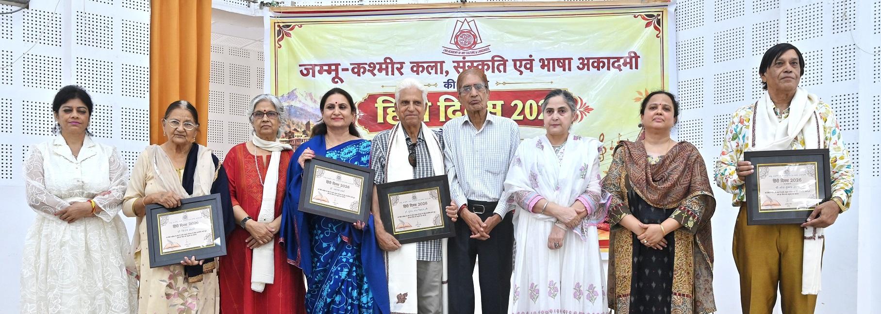 Five Students, One Saigal Hall Stage: JKAACL's Hindi Fortnight Opens in Jammu