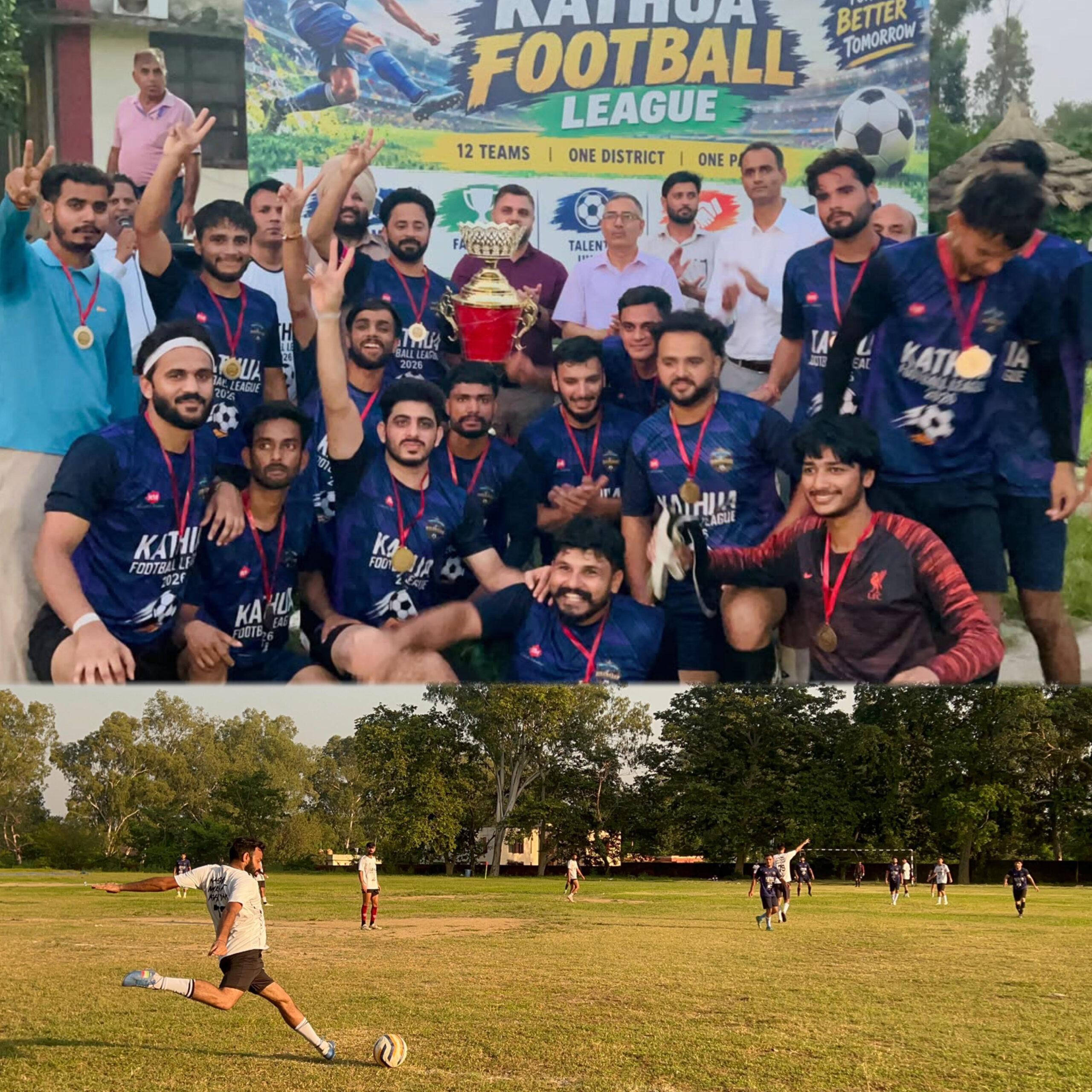Hiranagar FC Win Kathua’s First Football League, 3-2